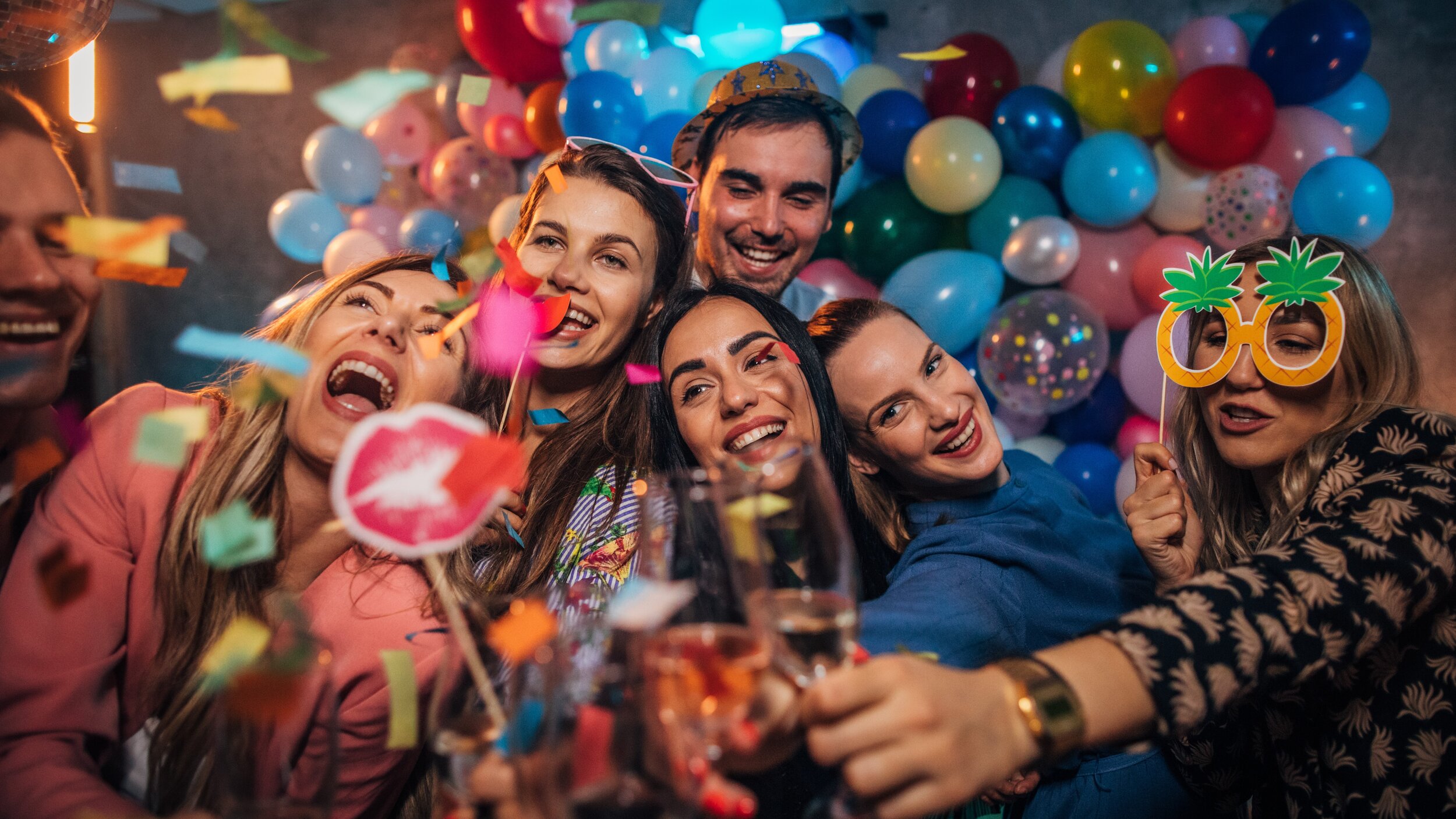 Photo booth at a party