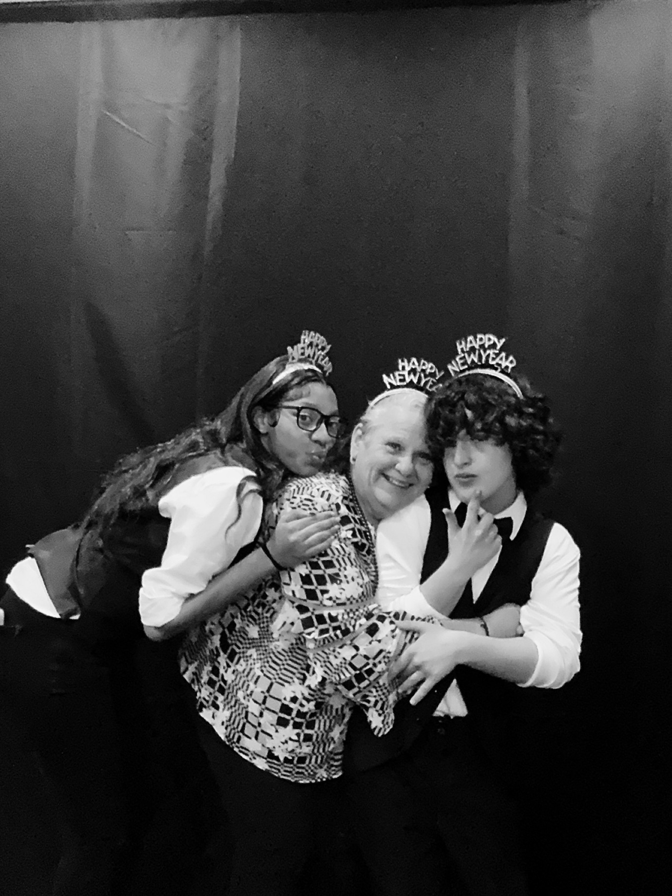 black and white photobooth rental